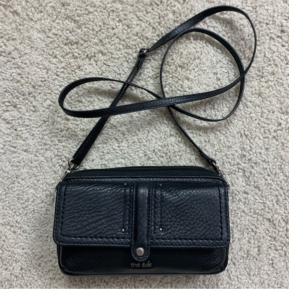 The Sak Bags The Sak Black Leather Sequoia Smartphone Cross Body